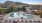 aerial shot of swimming pool